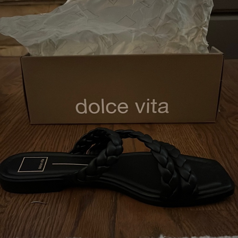 Dolce Vita black Stella sandal womens 8.5